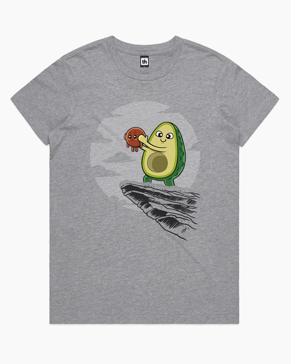 Avocado King T-Shirt Australia Online #colour_grey