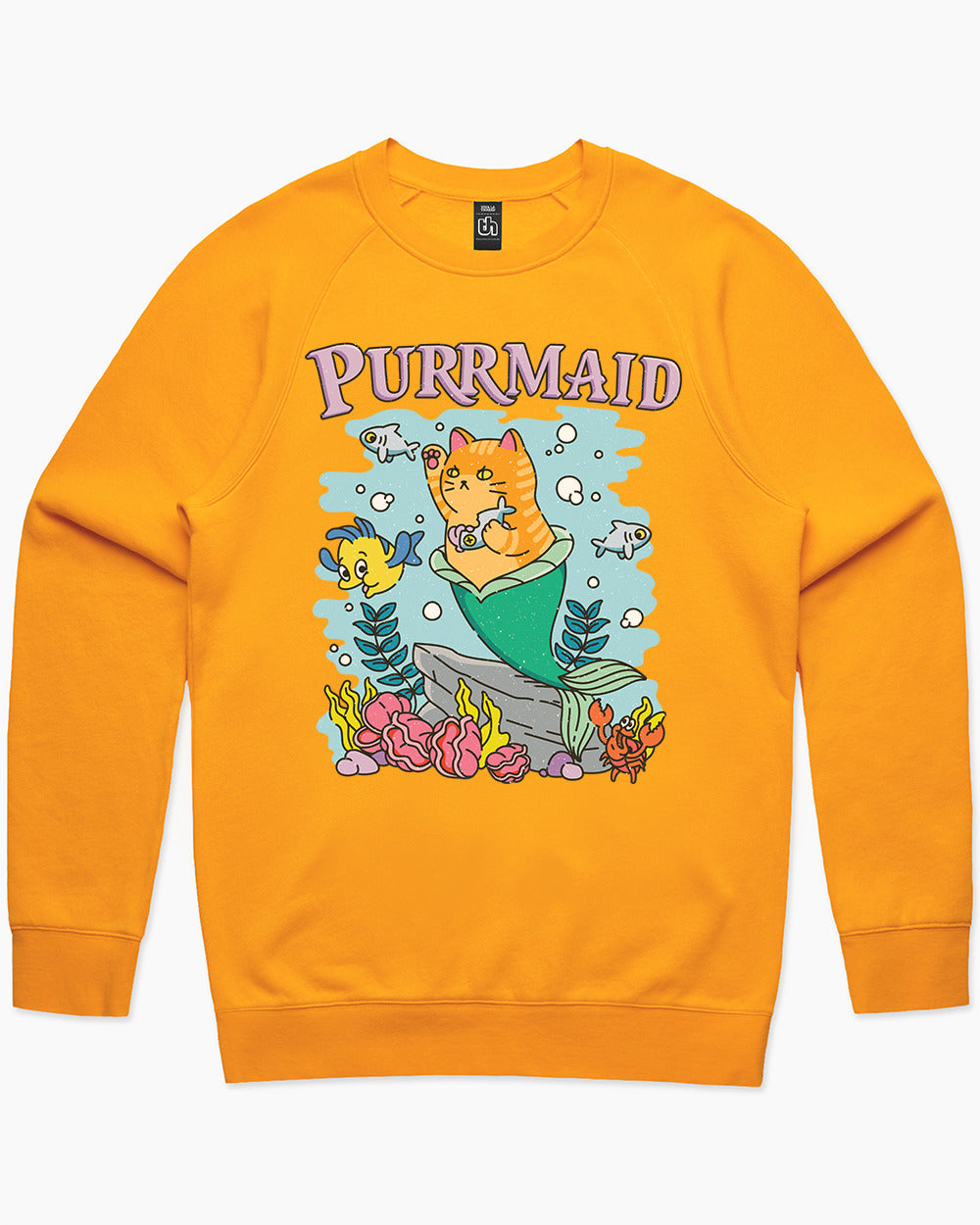 Purrmaid Sweater Australia Online #colour_yellow
