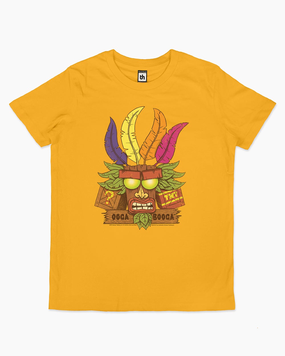 Aku Aku Ooga Booga Kids T-Shirt Australia Online #colour_yellow