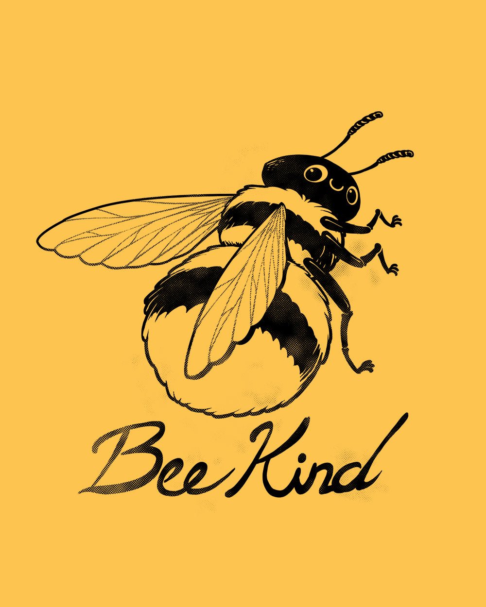 Bee Kind Hoodie Australia Online #colour_yellow