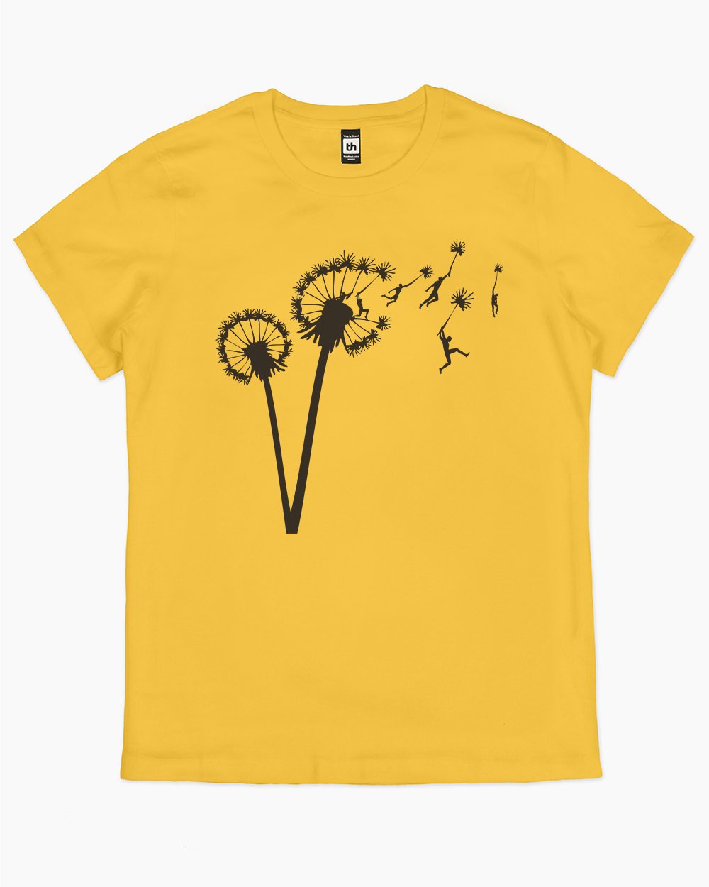 Dandelion Flight T-Shirt Australia Online #colour_yellow