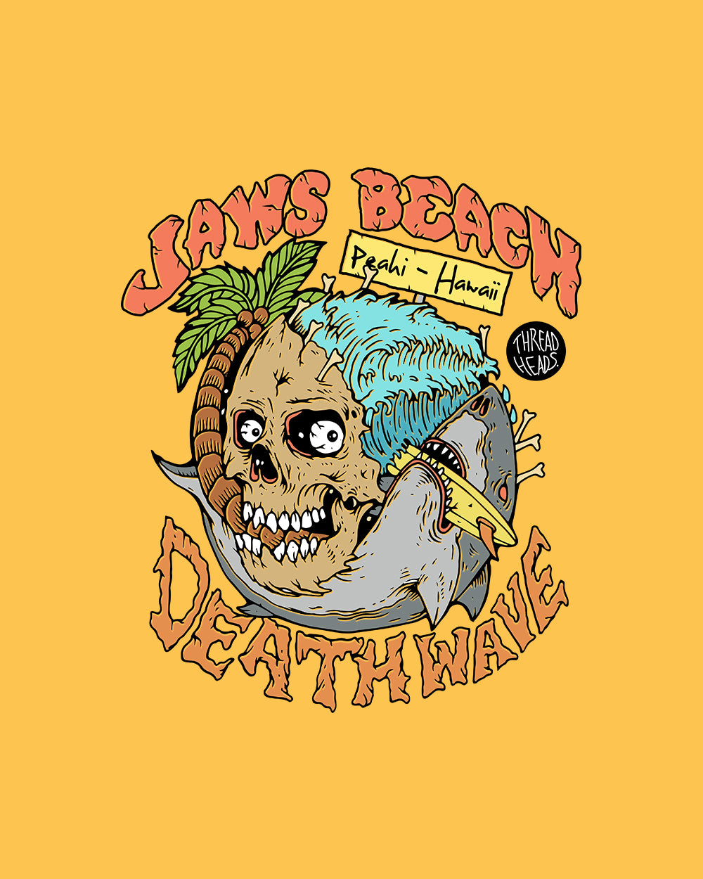 Deathwave T-Shirt Australia Online #colour_yellow