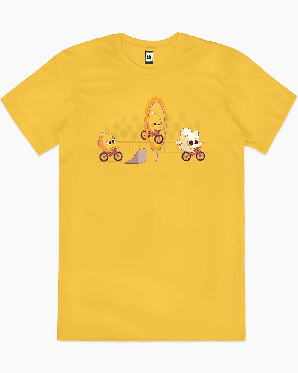 Fire Stunt T-Shirt Australia Online #colour_yellow