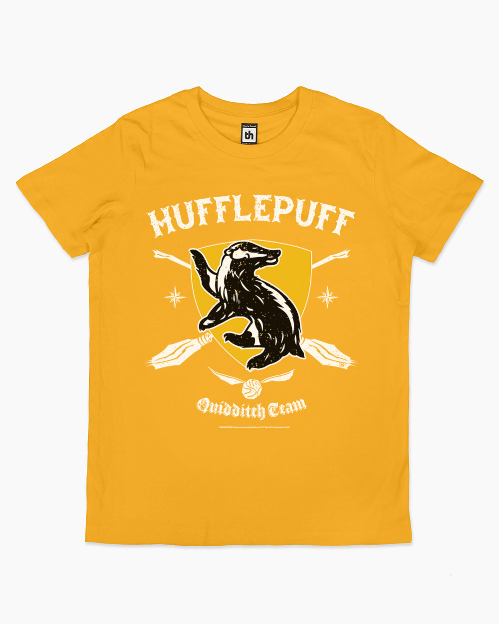 Hufflepuff Quidditch Team Kids T-Shirt Australia Online #colour_yellow