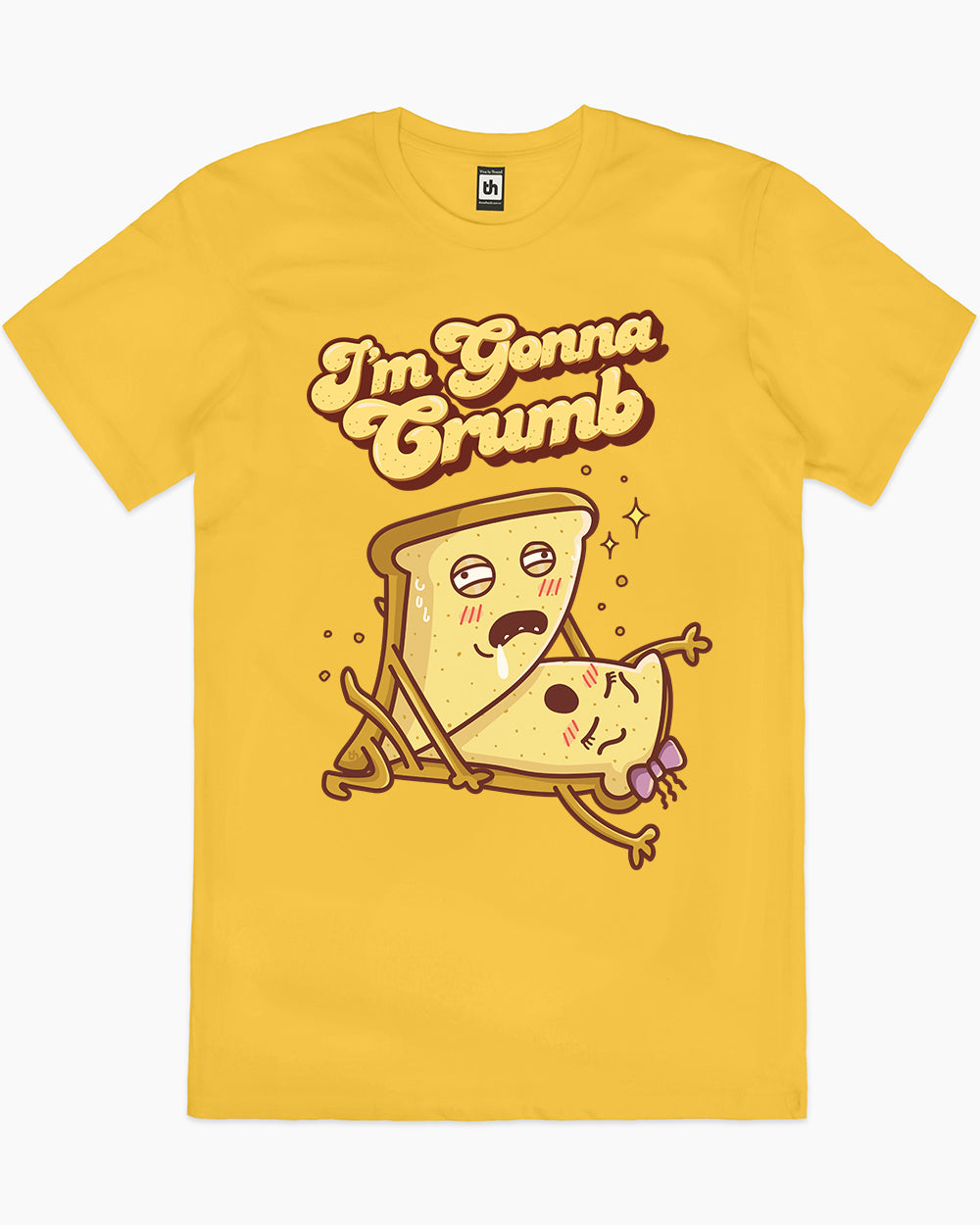 I'm Gonna Crumb T-Shirt Australia Online #colour_yellow