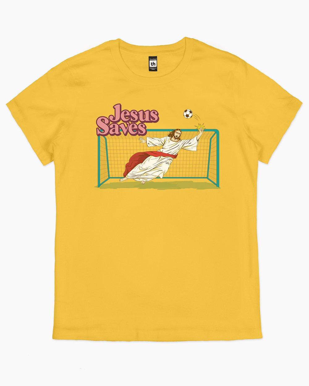 Jesus Saves T-Shirt Australia Online #colour_yellow