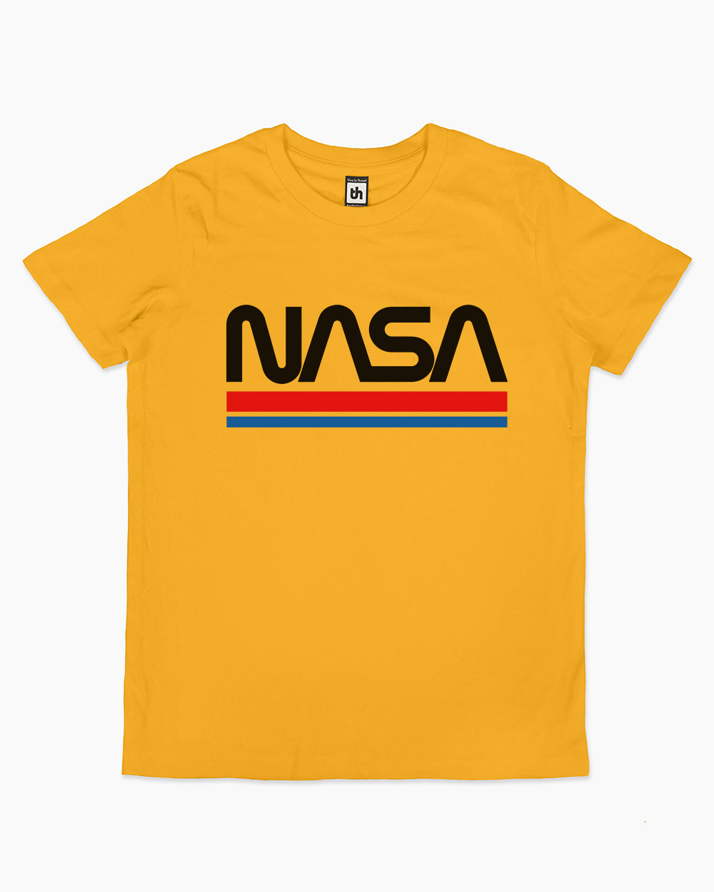 NASA Stripes Kids T-Shirt Australia Online #colour_yellow