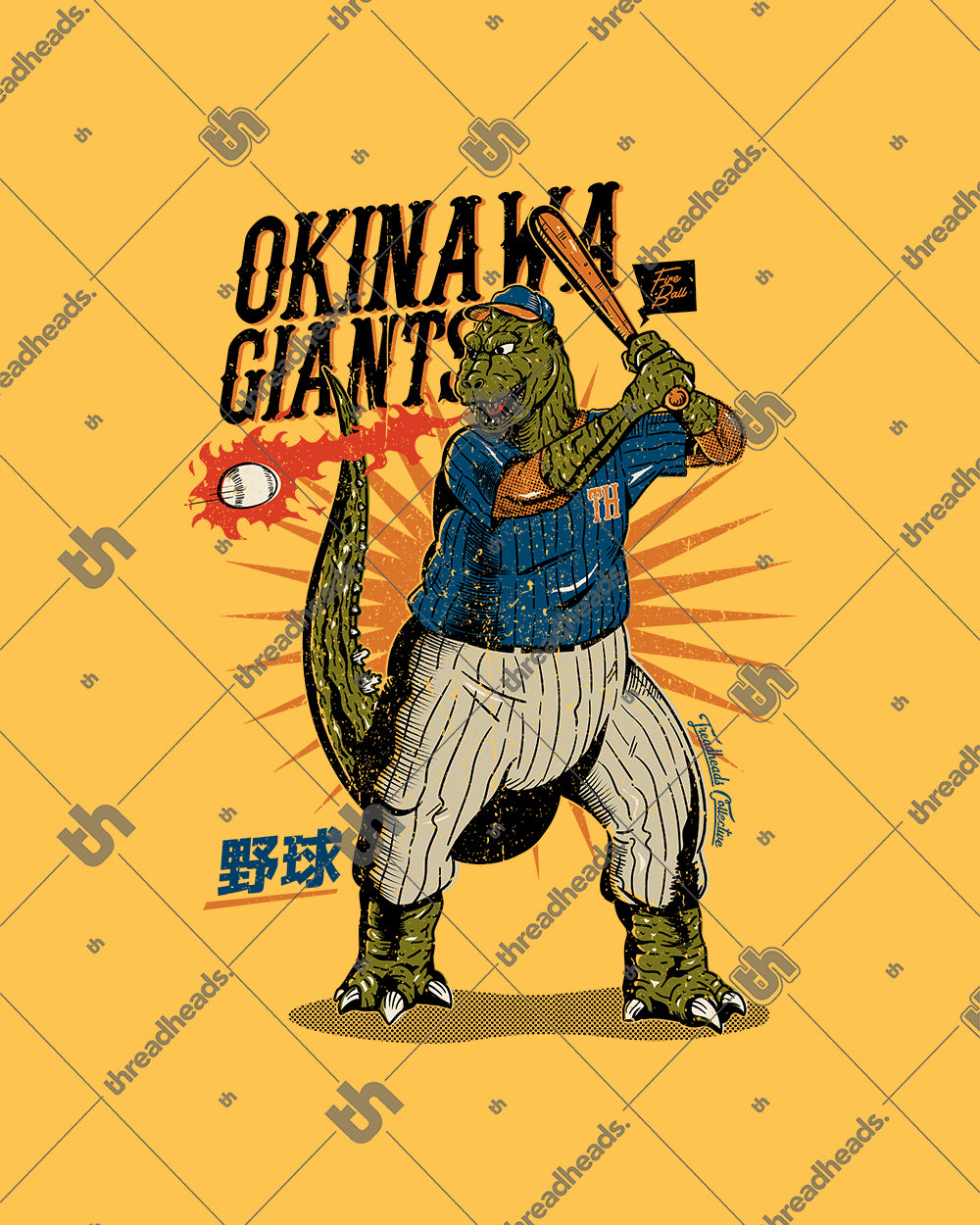 Okinawa Giants Sweater Australia Online #colour_yellow