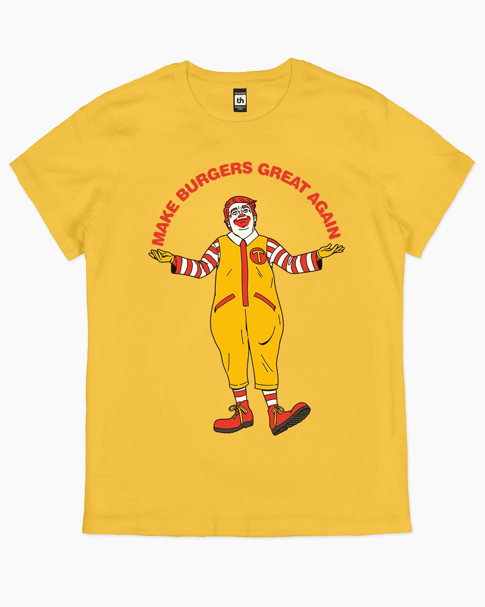 Ronald McTrump T-Shirt Australia Online #colour_yellow