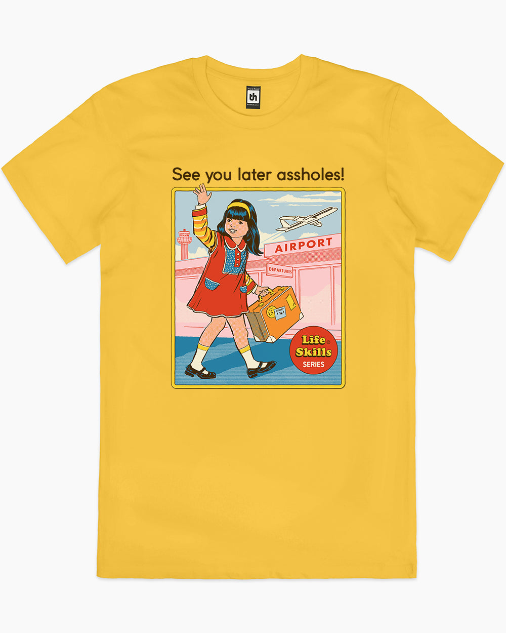 See You Later T-Shirt Australia Online #colour_yellow