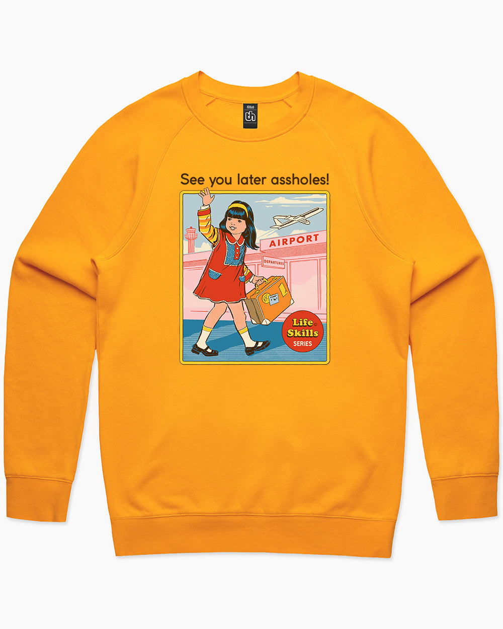 See You Later Sweater Australia Online #colour_yellow