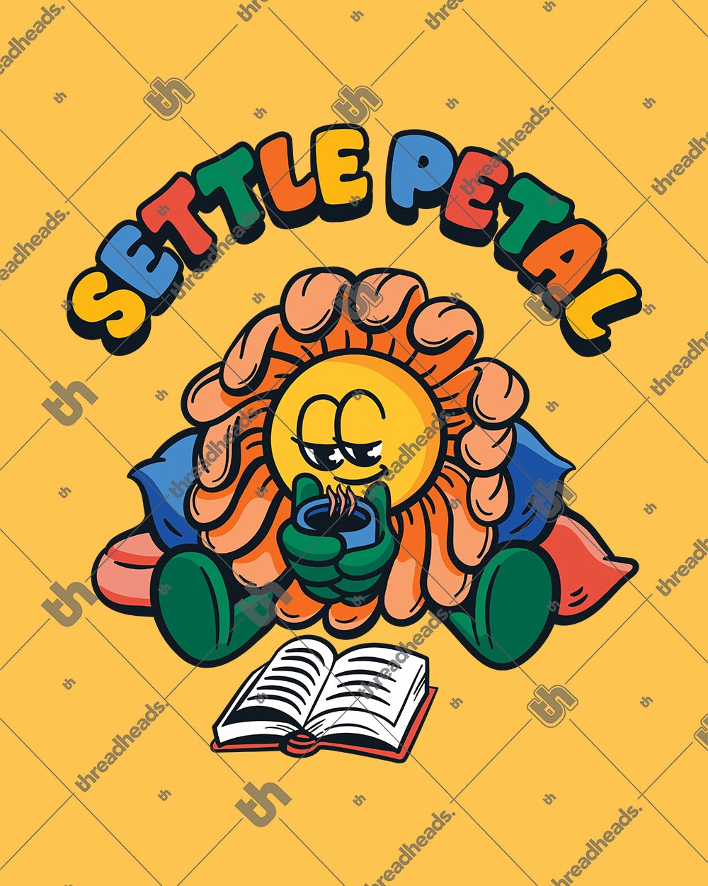 Settle Petal Kids T-Shirt Australia Online #colour_yellow