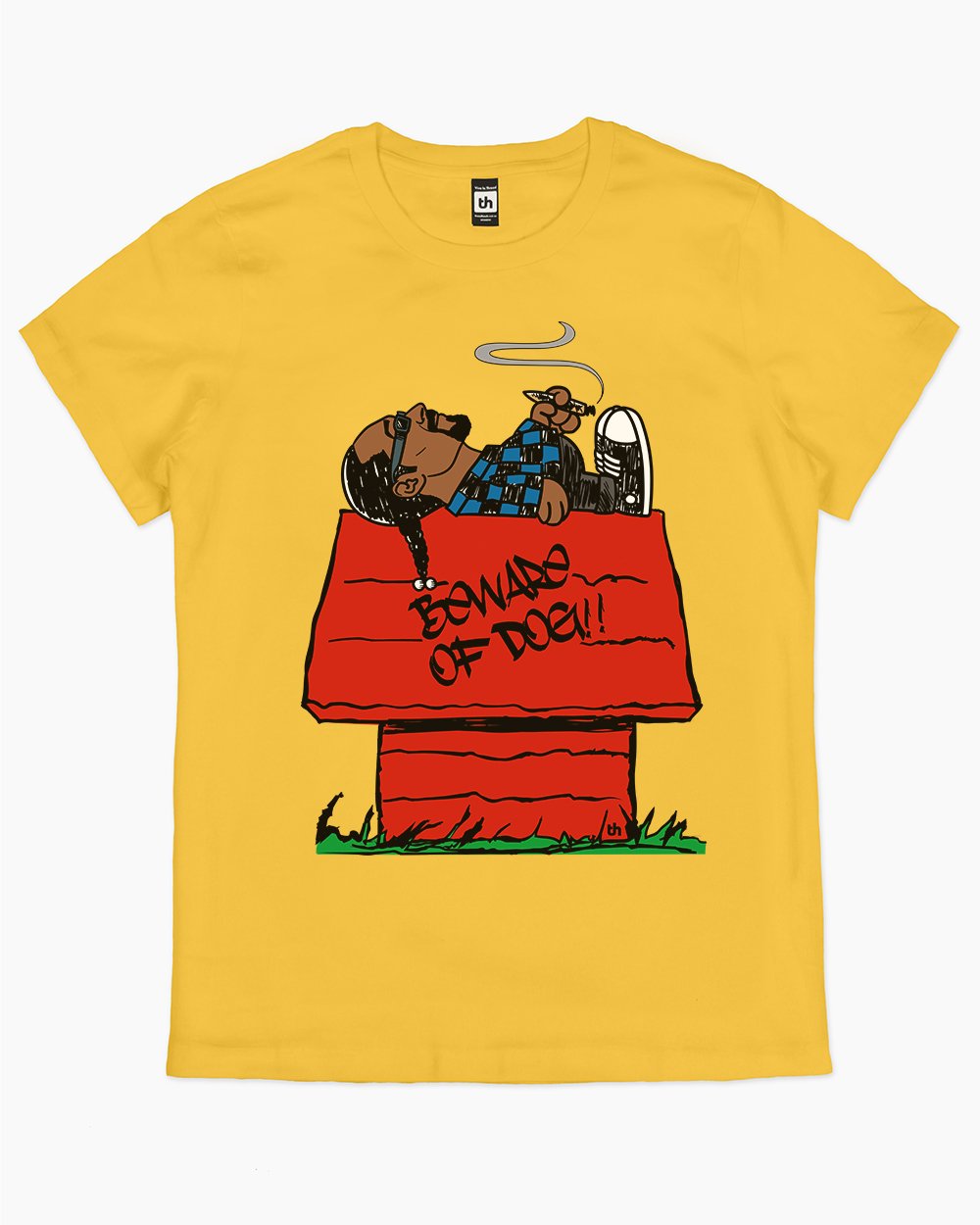 Snoop Snoopy T-Shirt Australia Online #colour_yellow