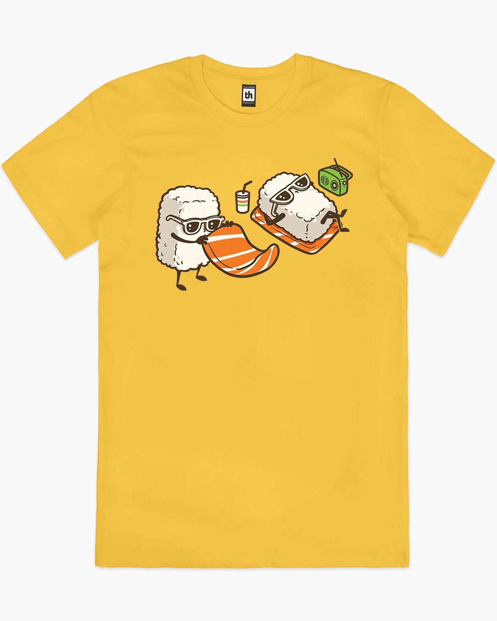 Summer Sushi T-Shirt Australia Online #colour_yellow