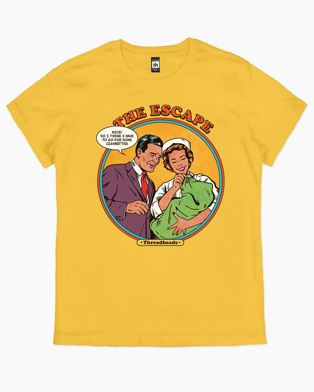 The Escape T-Shirt Australia Online #colour_yellow