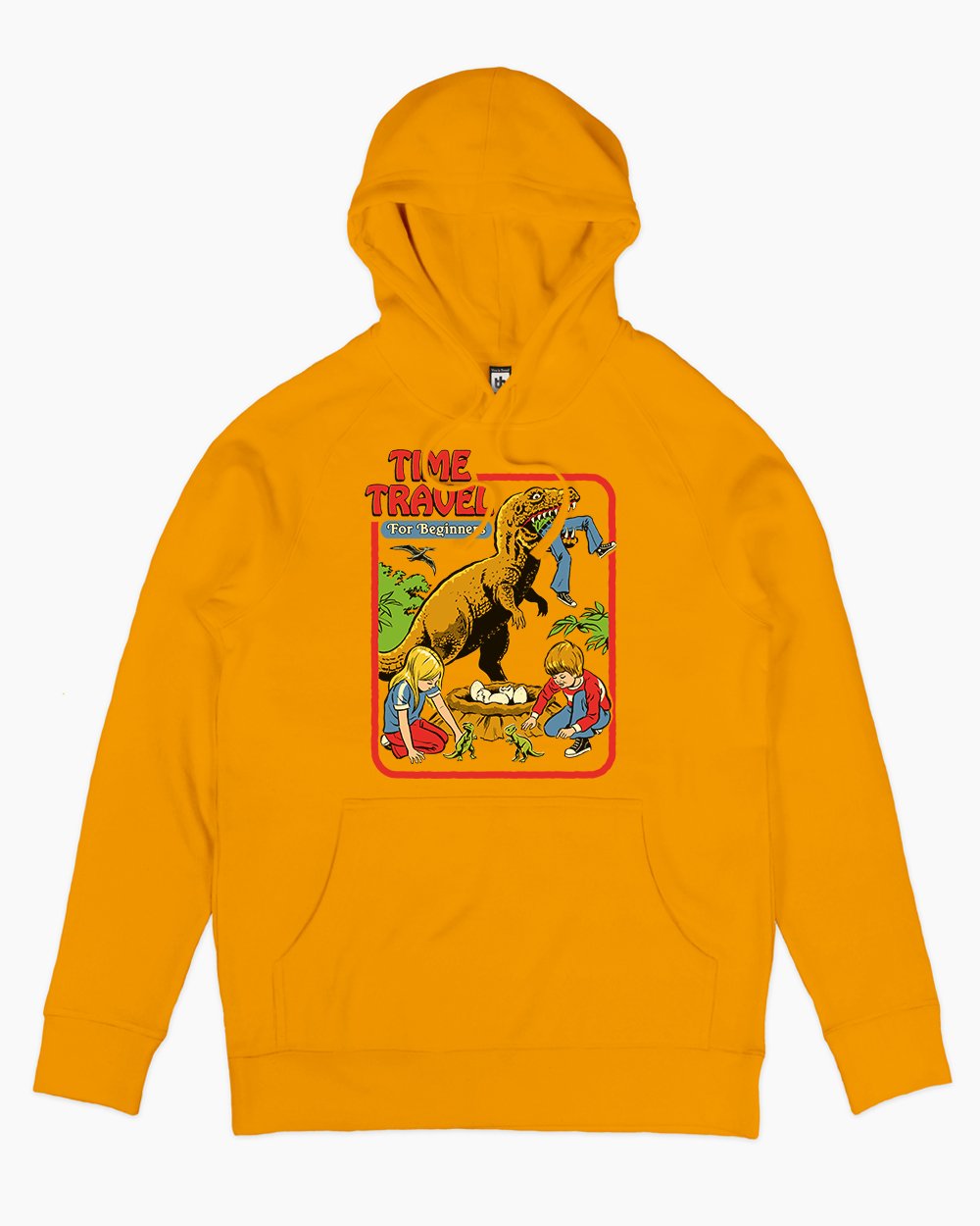 Time Travel for Beginners Hoodie Australia Online #colour_yellow
