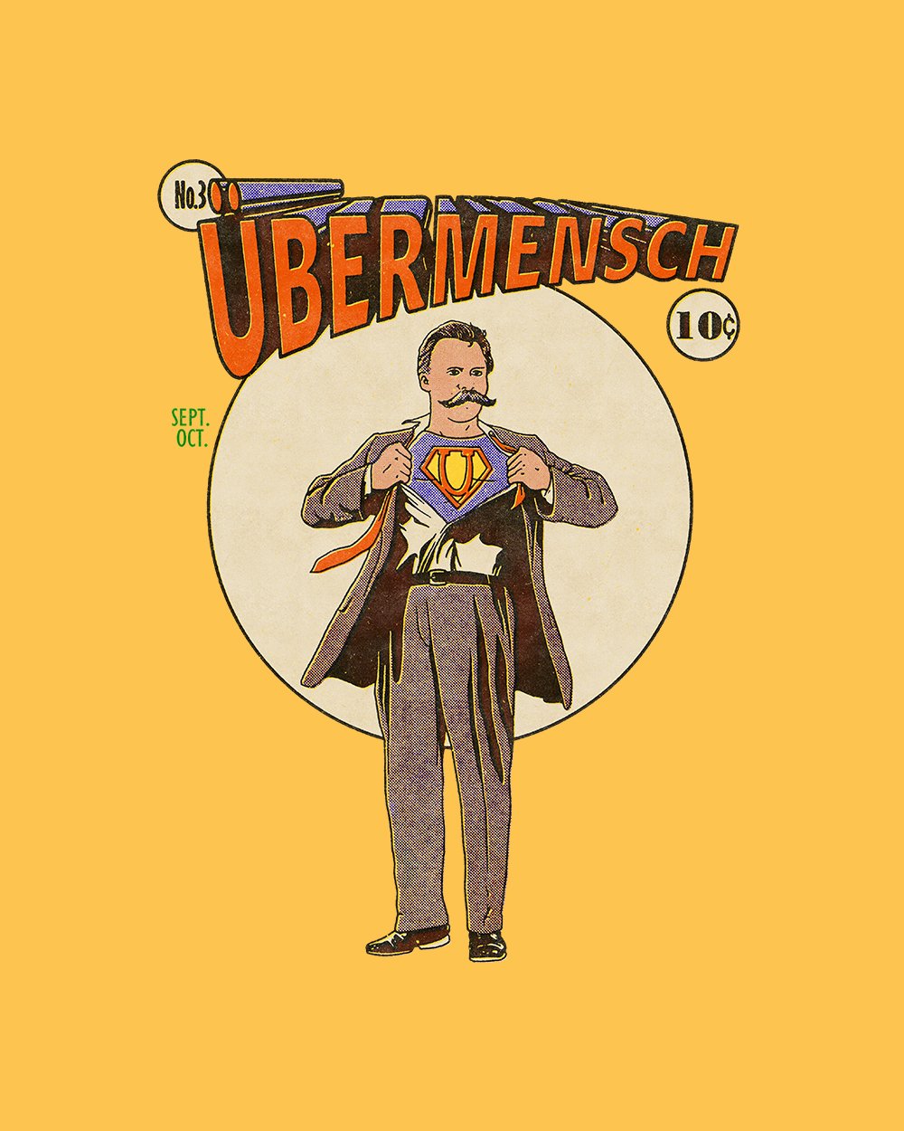 Ubermensch T-Shirt Australia Online #colour_yellow