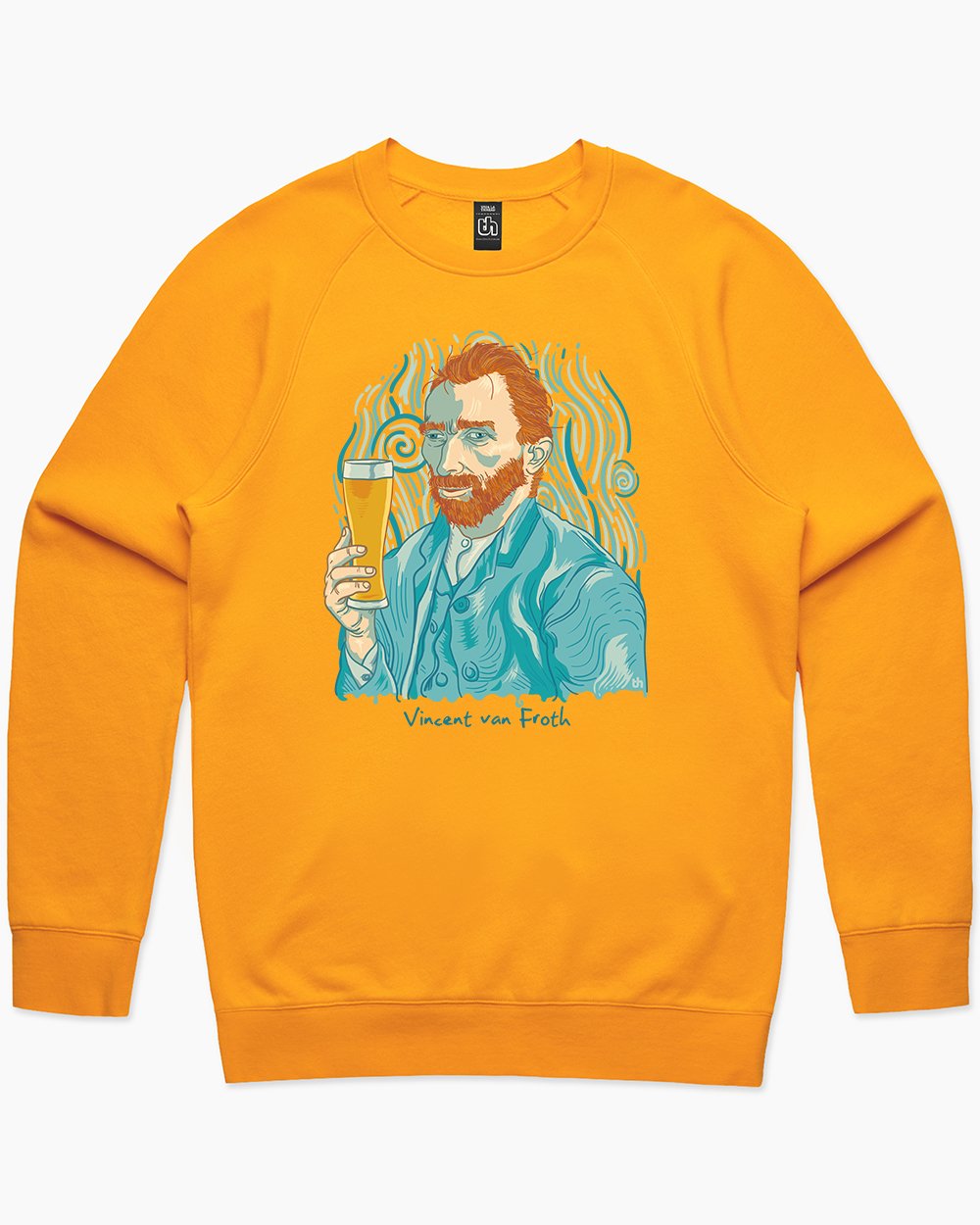 Vincent Van Froth Sweater Australia Online #colour_yellow